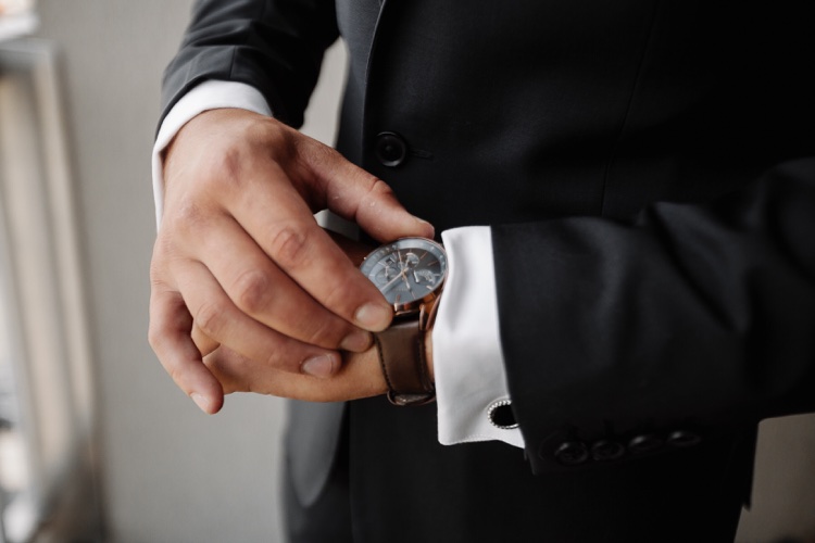 montre pour homme luxe accessoire mode bracelet cuir