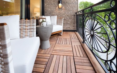 renovation balcon caillebotis bois garde corps fer forge