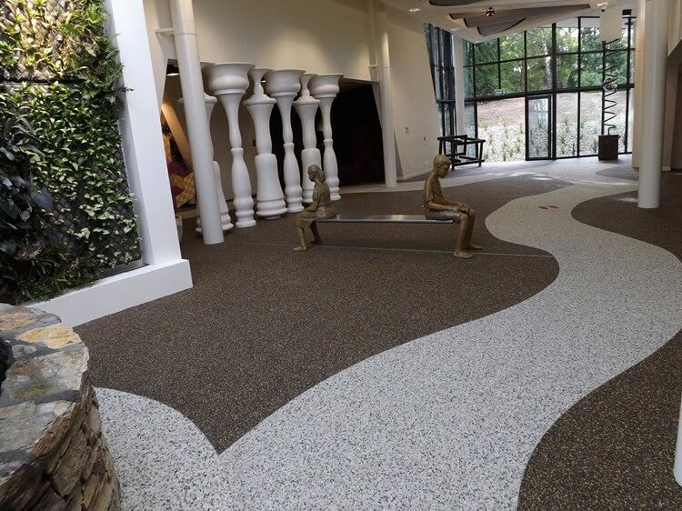 revêtement de sol intérieur tapis de pierre