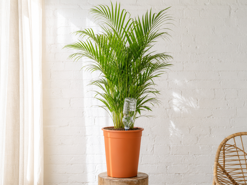 arrosage automatique plantes avec bouteille plastique percée