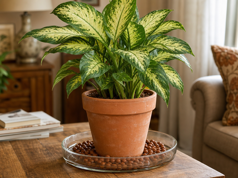 billes argile astuce auto arrosage plantes intérieur