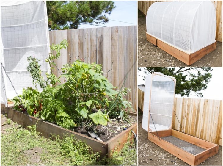 comment fabriquer une serre de jardin avec couvercle amovible tuto facile