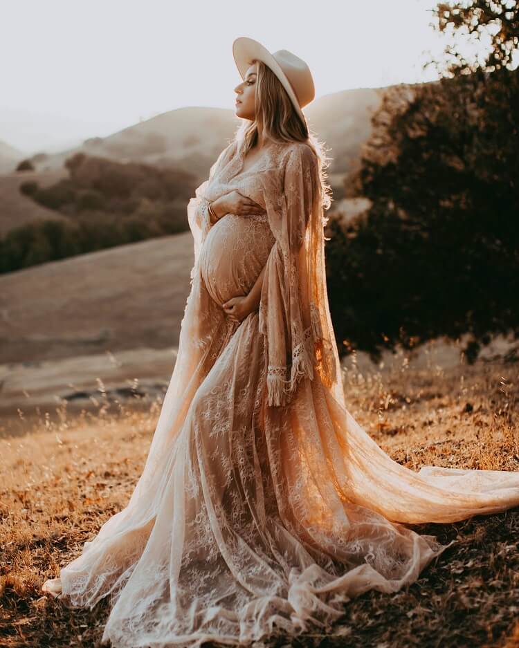 robe de mariée femme enceinte 7 mois
