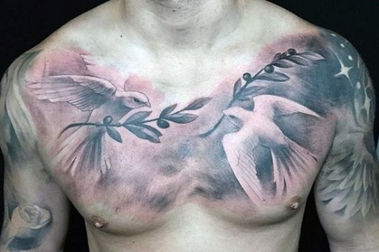 Tatouage colombe homme et femme - signification et 25 modèles