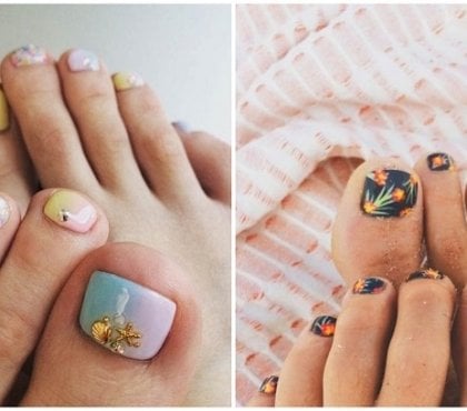 tendances nail art pieds idées déco ongles été 2021