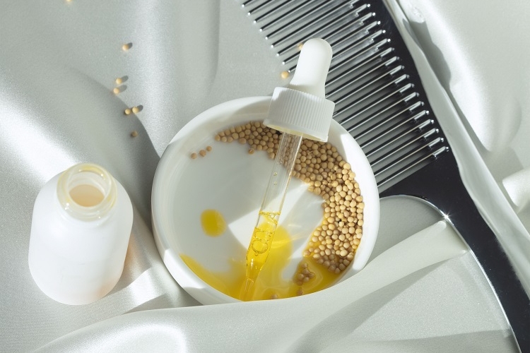 vertus beuté huile de moutarde pousse cheveux solution naturelle anti pellicules