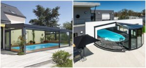 véranda pour piscine intérieure prix abris piscine sous veranda extérieure