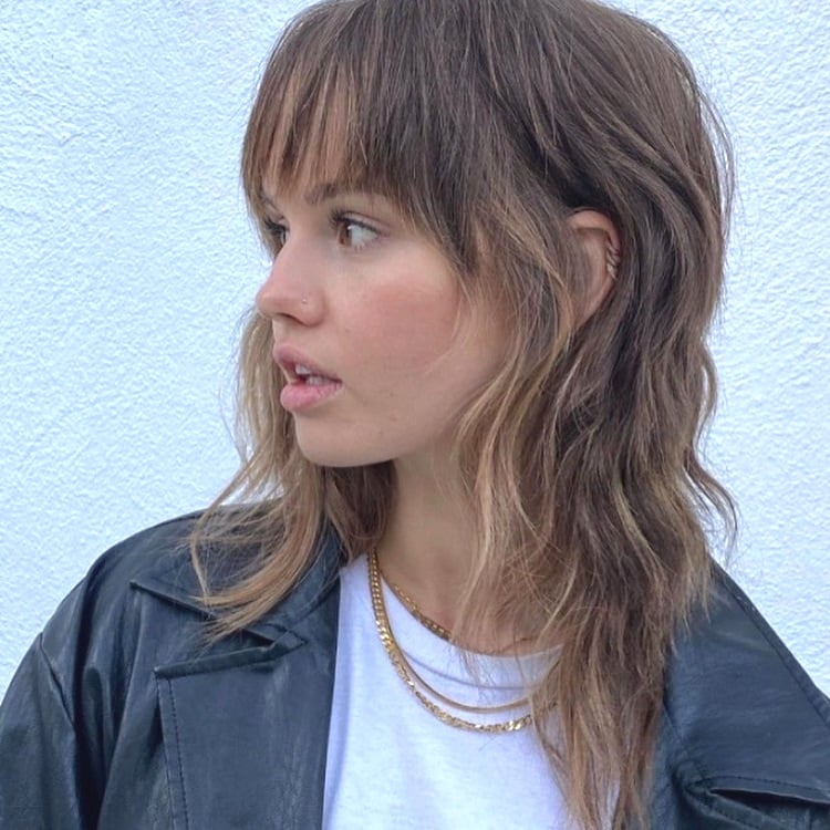 The women's mullet cut is all the rage with fashion