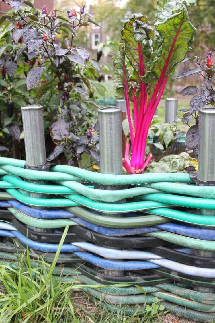 bordure de jardin tuyau d'arrosage flexible