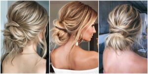 coiffure femme chignon knot cord