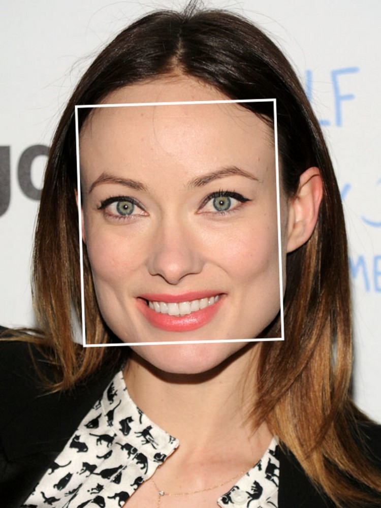 Cut hair according to the shape of the face square face woman Olivia Wilde