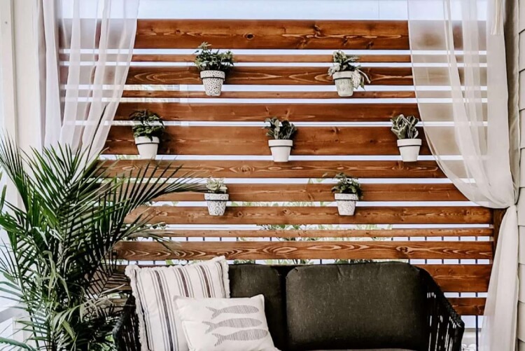 fabriquer un brise-vue balcon comment faire panneau bois extérieur