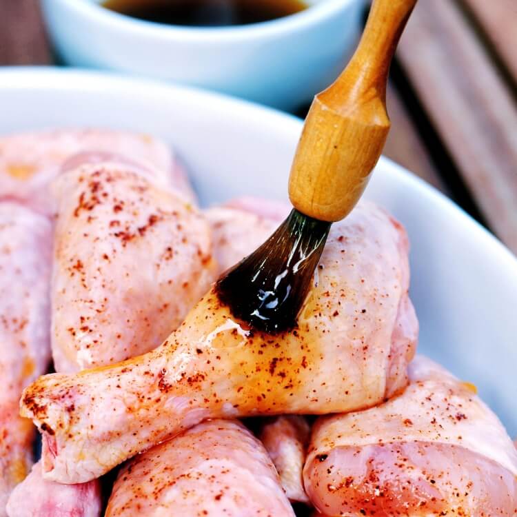 marinade pilon poulet barbecue squce soja