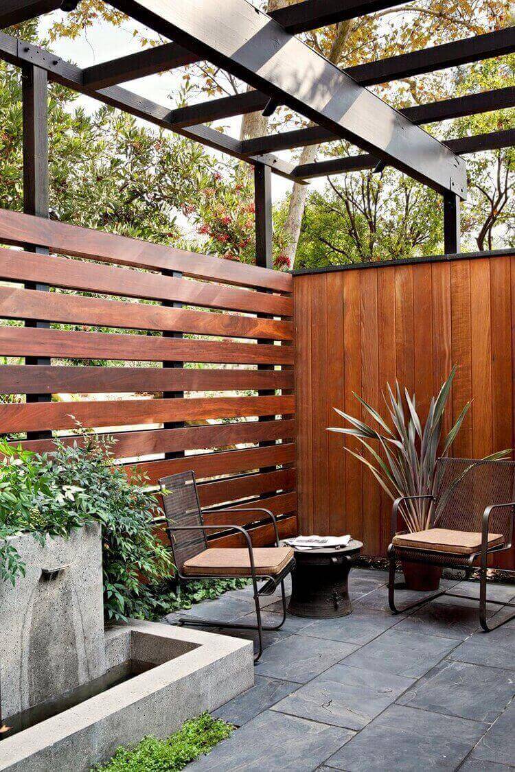 Paravent extérieur terrasse - les panneaux en bois ingénieux !