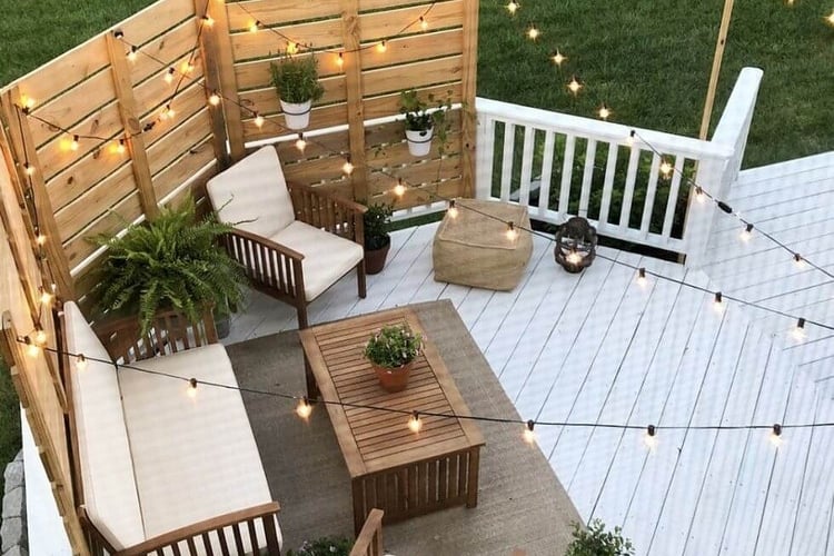 Paravent extérieur terrasse - les panneaux en bois ingénieux !