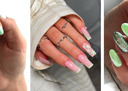 Ongles vert pastel – les meilleurs designs sans fautes de goût