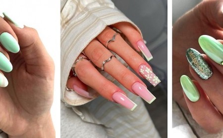 Ongles vert pastel – les meilleurs designs sans fautes de goût