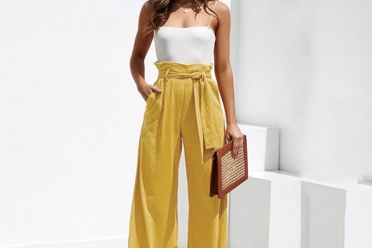 Pantalon en lin femme- 20 façons ultra-tendance de le porter