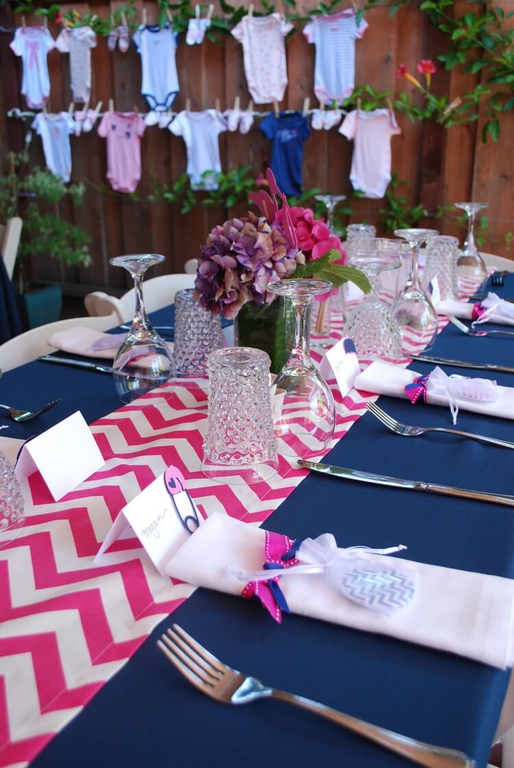décoration baby shower mixte rose et bleu idées pas cheres