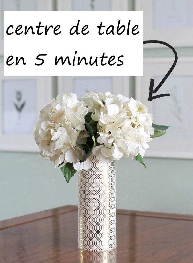 idée décoration mariage pas cher centre table vase originale