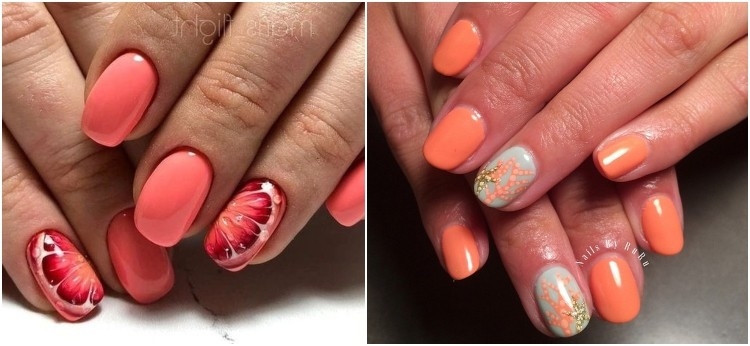 Ongles corail été 2021 - les top 20 idées repérées sur Pinterest