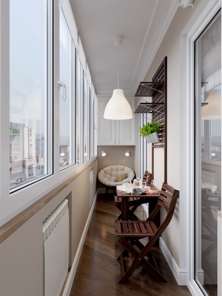 meuble rangement balcon armoire murale fauteuil rond cocooning étagère murale