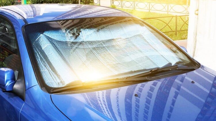 Pare-soleil rétractable en aluminium, pare-brise arrière de voiture, vitre  latérale, soleil automobile, rideaux anti-uv