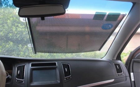 pare-soleil voiture efficacité type rétractable moins encombrant