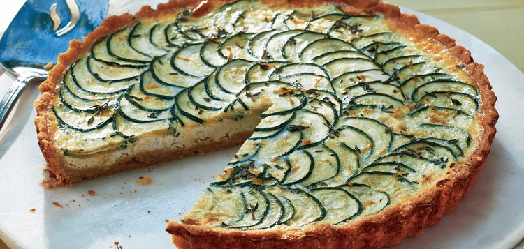 Tarte Courgettes Chevre Sans Oeufs