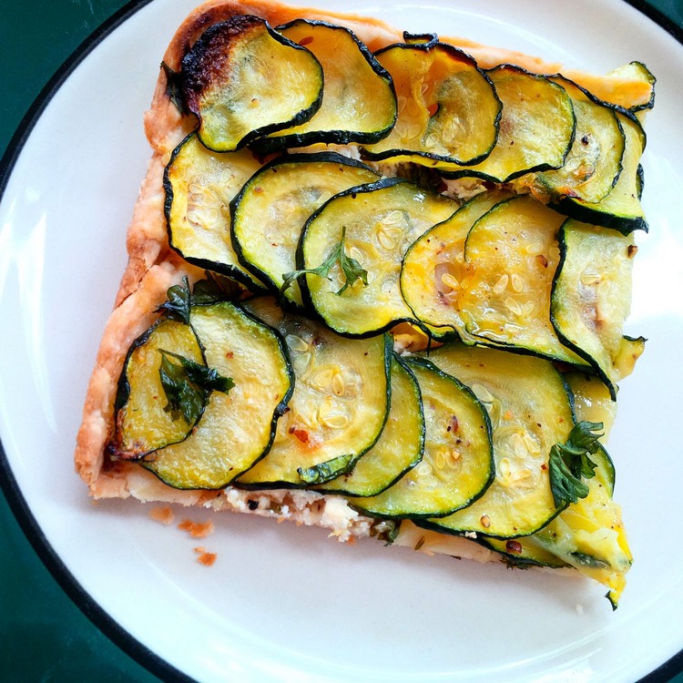 Tarte Courgettes Chevre Sans Oeufs