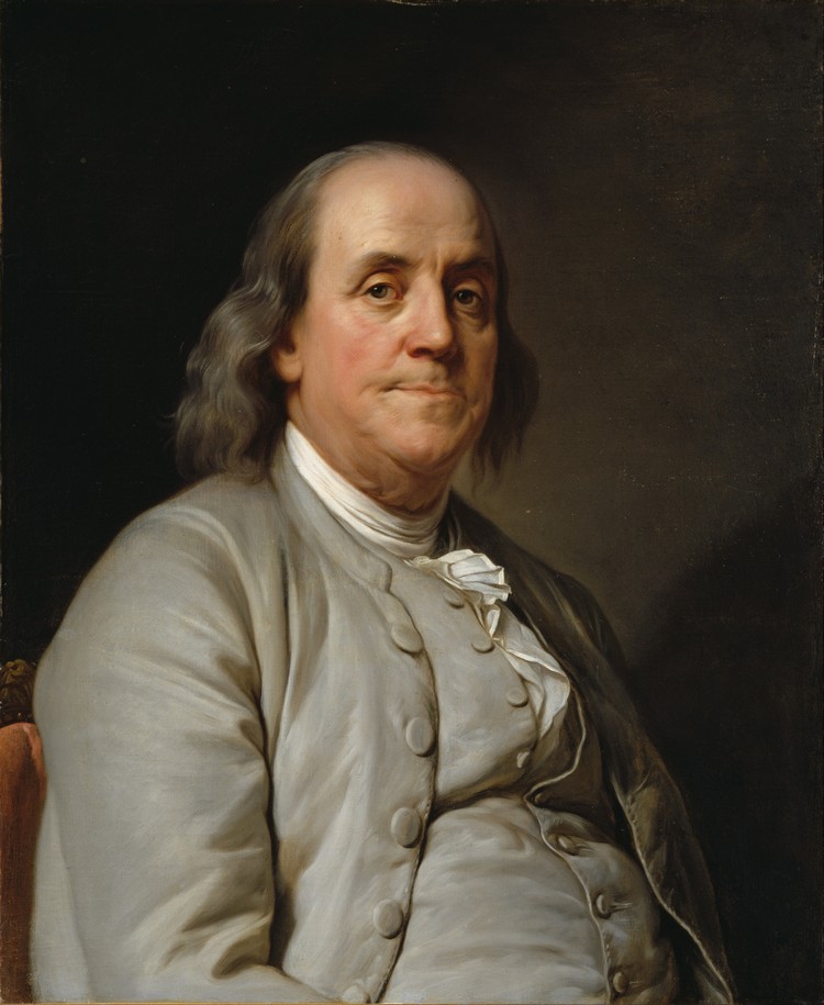 Benjamin Franklin skullet coupe mulet homme années 1800