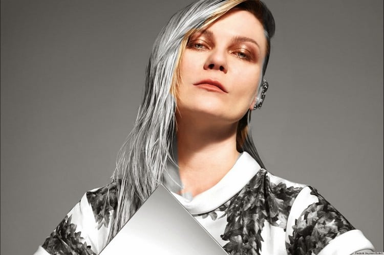 Art Coloring Silver, Gold and Bronze Kirsten Dunst Idea Photo Shoot
