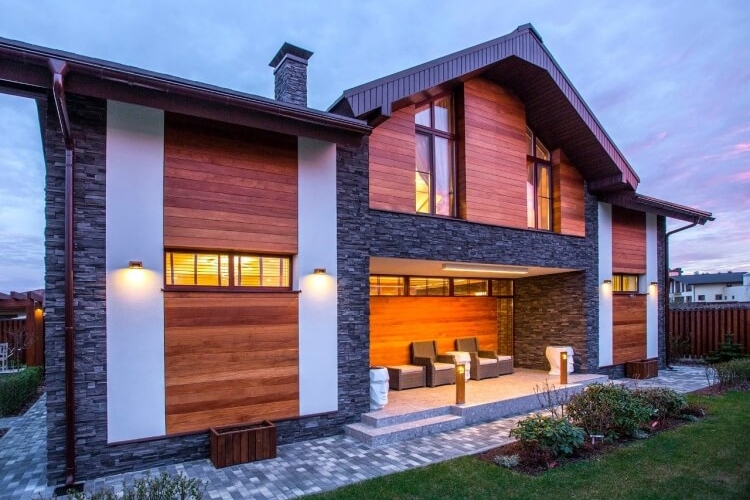 bardage extérieur moderne créer accents baies vitrées palette couleurs