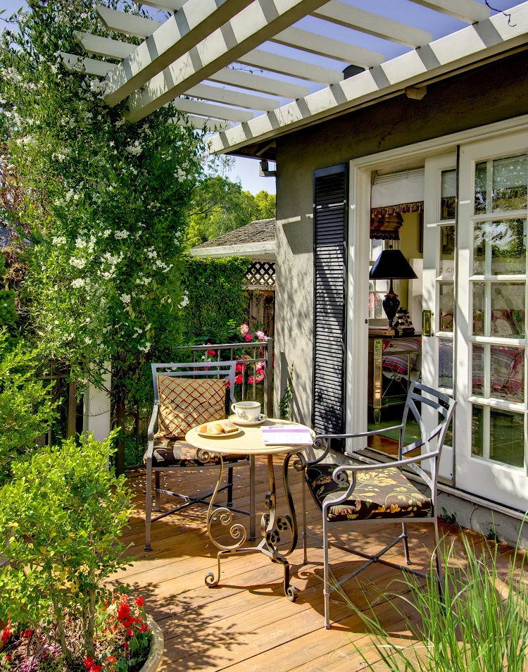 brise soleil pergola en bois plantes grimpantes brise soleil facade terrasse veranda