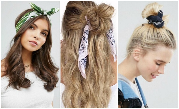 hairstyle for teenage girl back to school 2021 long hairstyle with scarf