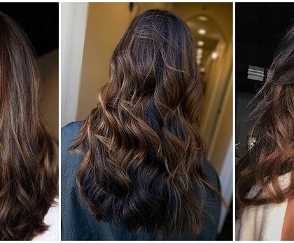 coloration chocolat balayage marron chocolat blond caramel miel au lait