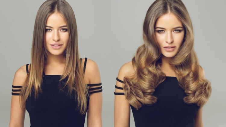 coloration hair contouring avant après