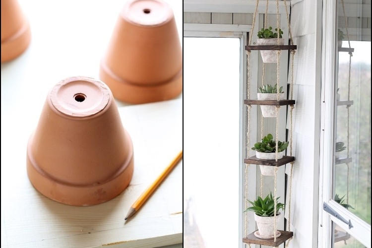 comment faire sa propre suspension extérieur plantes grasses