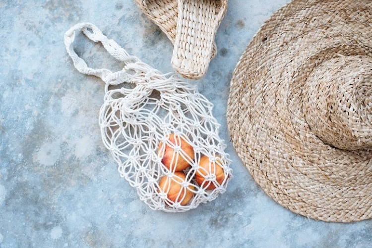 diy sac crochet tendance 2020 2021 sac plage filet crochet