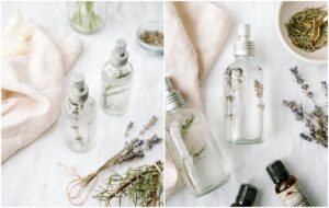 faire son eau florale de lavande maison diy visage paeu draps