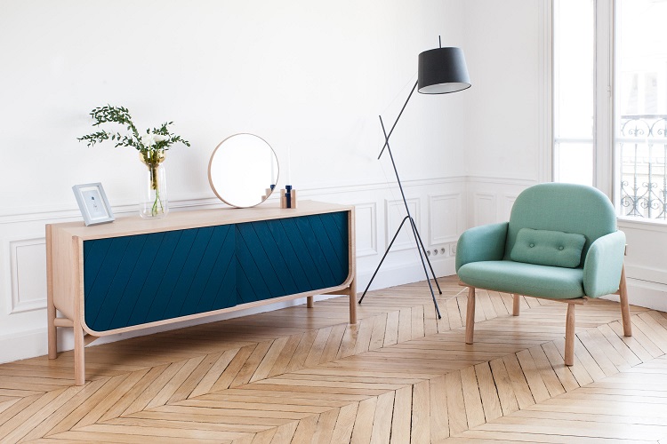 modele de meuble tele moderne salon vintage