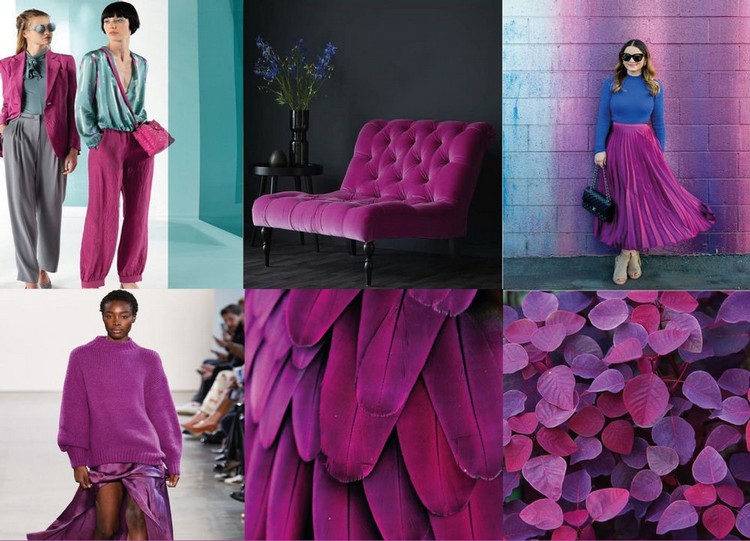 quelle couleur robe automne 2021 choisir idées nuances violettes