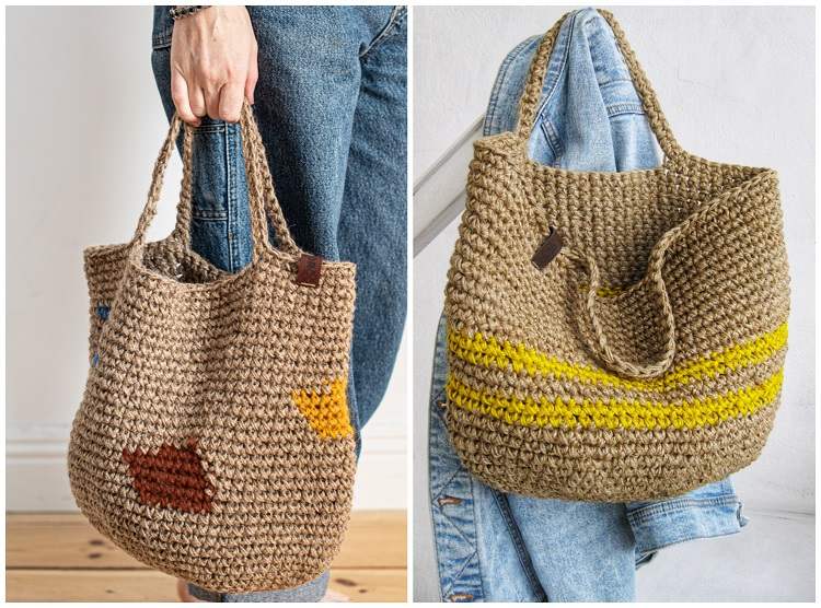 tuto sac crochet multicolore diy tendnace 2021 femme