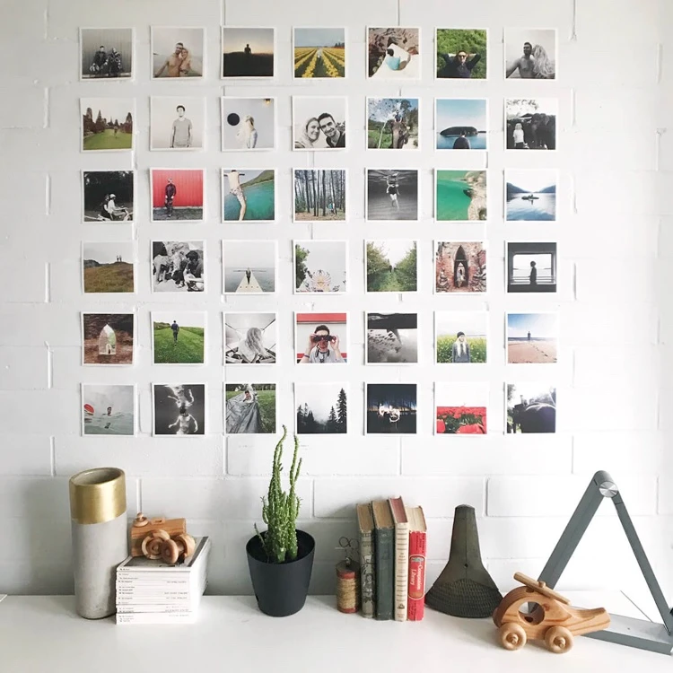 comment créer un mur de photos sans cadre idée originale