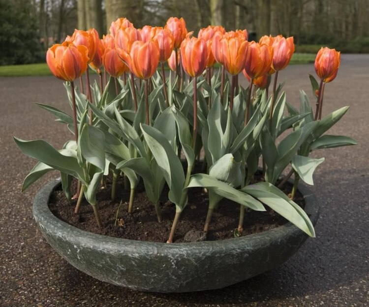 comment planter les tulipes en terre favoriser drainage rapide