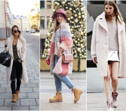 comment porter des timberland idées tenues élégantes style décontracté chic mode femme 2021