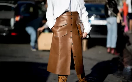 comment porter une jupe en cuir a 50 ans mode automne hiver 2021