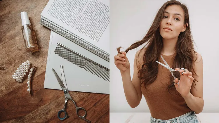 How to cut women's hair only