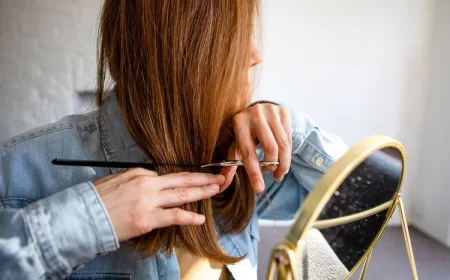 comment se couper les cheveux seule homme femme court droit