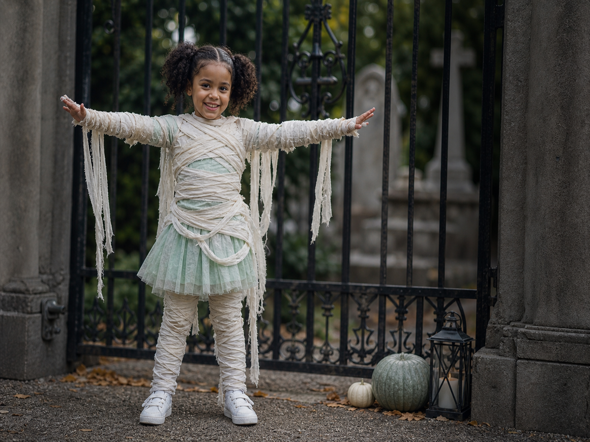 déguisement halloween original petite fille idée costume diy 2021